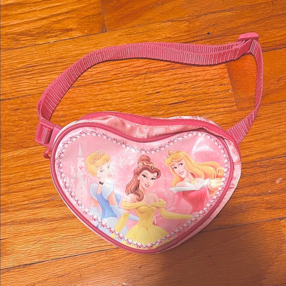 Heart-Shaped Pink Princess Fanny Pack